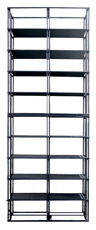 Estructura Caño / Estantes MDF — Doble