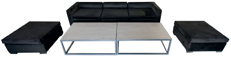 Línea Modular Pana Negro