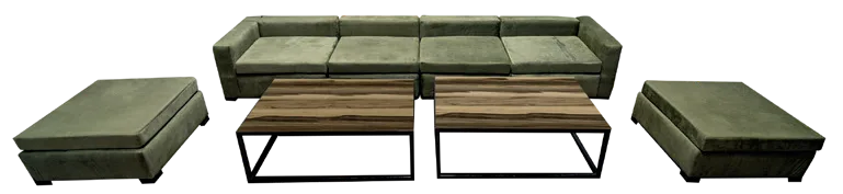 Línea Modular Pana Verde Oliva